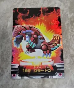 ポケモン カードダス ずかんカード グラードン (ホロ仕様)