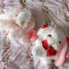 ウサギ ぬいぐるみ ポシェット2点セット