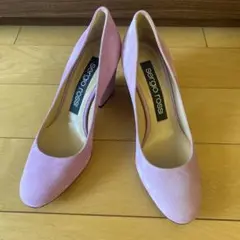 セルジオロッシ パンプス スウェード ヒール 37