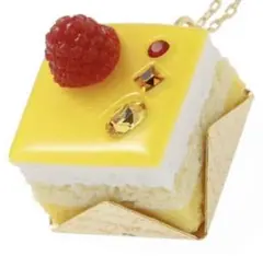 新品 Q-pot マンゴーケーキ ネックレス フェイクスイーツ ロリータ ケーキ