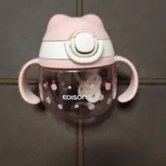 Edison あにまーる ストローマグ ピンク
