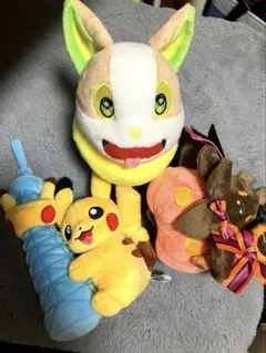 ポケモンぬいぐるみマスコット3体セット