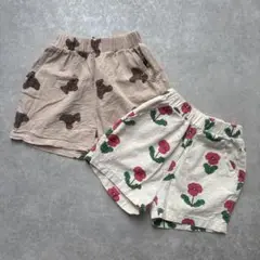 キッズ　ショートパンツ　パンツ　ズボン　100cm 保育園着