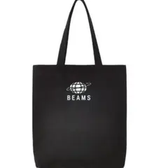 BEAMS ブラック トートバッグ