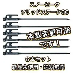 スノーピーク(snow peak) ペグ ソリッドステーク30