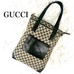 ⭐️美品⭐️大容量 GUCCI グッチ トートバッグ GG キャンバス 黒