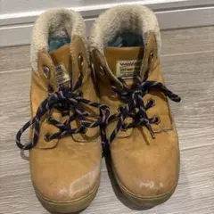 Hiver スエードブラウンハイカットブーツ Sサイズ
