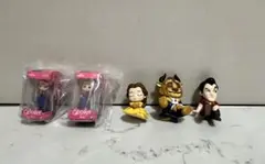 ディズニー ガチャガチャ 美女と野獣 アナ まとめ売り 新品未使用
