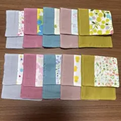 ハンドメイド　ハーフガーゼハンカチ　まとめ売り　103
