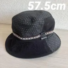 outdoor 帽子　ブラック　57.5cm