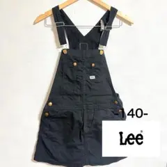 Lee ブラック オーバーオール