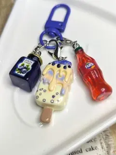 アイスクリーム・ジャム・ソーダのチャームセット♡　　124