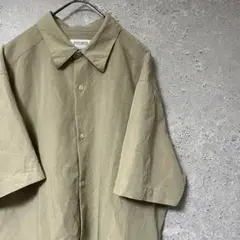CONCEPT BY CLAIBORNE シャツ 半袖 刺繍 ストライプ L