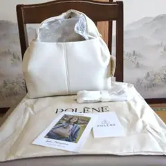 POLÈNE ホワイト ショルダーバッグ