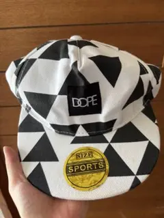 DOPE 幾何学模様 キャップ スポーツサイズ