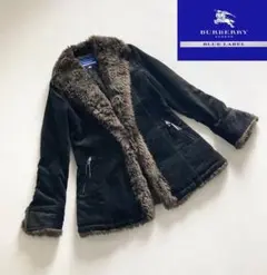 Burberry バーバリーブルーレーベル ファーコート 高級