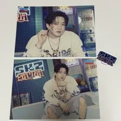 straykids スキズ　サウナ　ポップアップ　ラントレ　チャンビン　2点