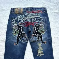 ✨美品✨　希少　CHRISTIAN AUDIGIER デニム　刺繍　パンサー