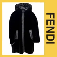 美品 FENDI リバーシブルコート オーバーサイズ 男女兼用 L ファーコート