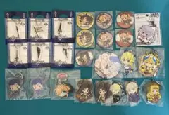 FGO 缶バッジ ラバーストラップ アクリルストラップ 25点セット