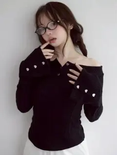 AMDMARY Dorothy heart tops black