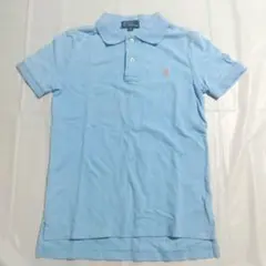 120cm Polo ポロ ラルフローレン ポロシャツ 水色 綿100%