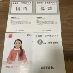 未使用全国統一小学生テスト 国語 算数 2年生2014年11月