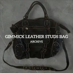 本革バッグ y2k 00s leather bag grunge archive