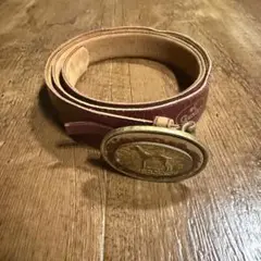 y2k 90's el Gunter TAPIR leather金属バックル　M