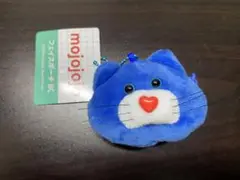 mojojojo フェイスマスコットポーチ　青