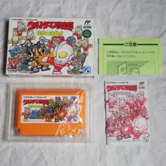 FC ウルトラマン倶楽部 怪獣大決戦 箱 説明書付き ファミコンソフト