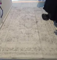 薄型 グレー アメリカンヴィンテージ ポリエステルカーペット