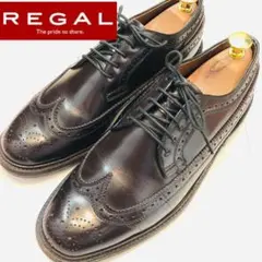 ★美品★定価33000円！リーガル REGAL ウィングチップ 24.5EE