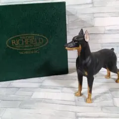希少！★たち吉★RICHFIELD★ドーベルマン★陶器製★箱入り