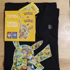 ユニクロ　ポケモンカード　コラボ　Tシャツ　プレイマット2個付き