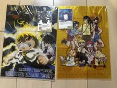 【未開封】劇場版金色のガッシュベル限定クリアファイル（トレーディングカード付き）