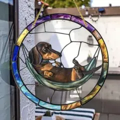 ダックスフント サンキャッチャー 15cm