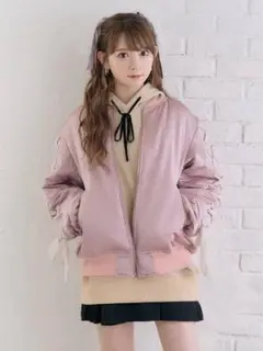 ミキュアム ブルゾン アウター コート