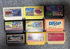 ファミコンソフト11本まとめ