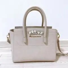 JILL BY JILLSTUART ビジューロイヤルトート ベージュ