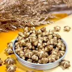 【ブロンズゴールド】星形シーリングワックス100粒