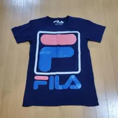 FILA ネイビー Tシャツ 100%コットン