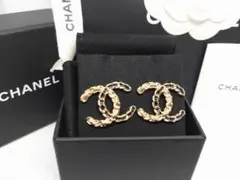 極美品!CHANEL シャネル ピアス ココマーク チェーンu0026ロープ