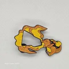 リザードン グリッターピンバッジ　ニューエラ　ピン(ヒトカゲ)