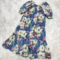 レインスプーナー ワンピース ムームー 花柄 フレア 美品