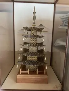 ケース付き 手作り5円玉五重の塔 Yahoo!オークション - 即決 桃山作 五重之塔 五重塔 5円玉 硬貨