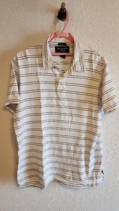 Abercrombie & Fitch ストライプポロシャツ L