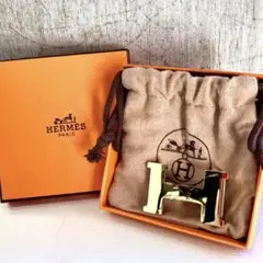 HERMES H ベルト バックル ゴールド