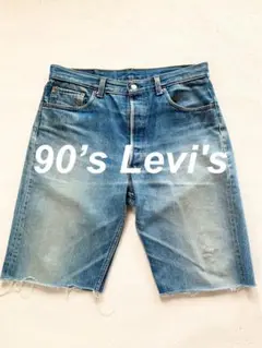 90's Levi's デニムハーフパンツリーバイスショートパンツデッキーズ