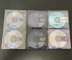 未使用品 MD 6枚 録音用ミニディスク